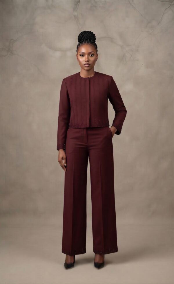 Female Burgandy combo