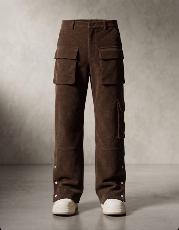 Brown barrel pants