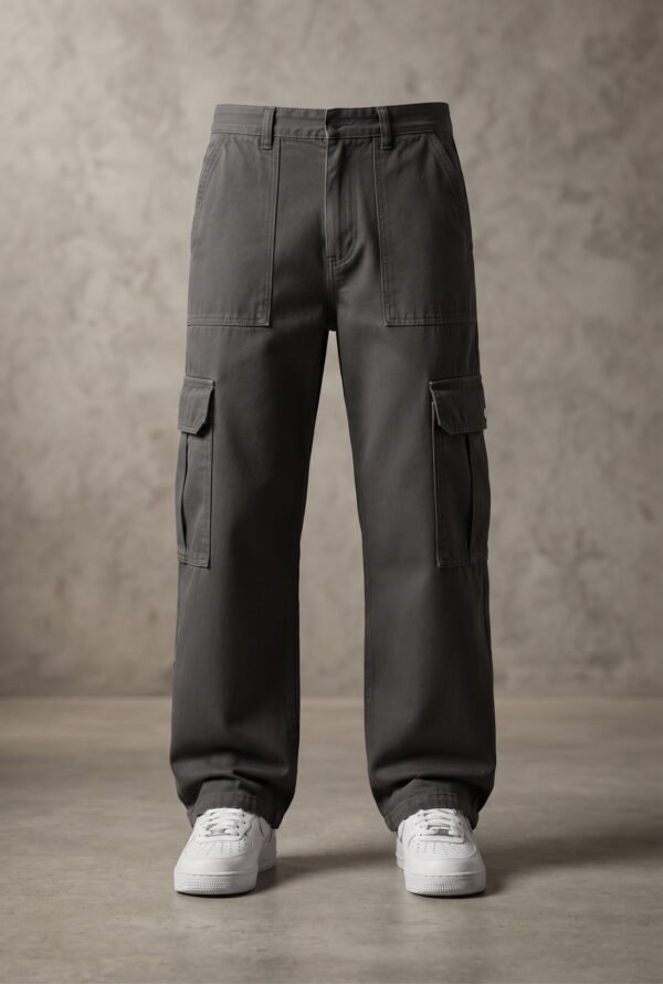 Black barrel pants