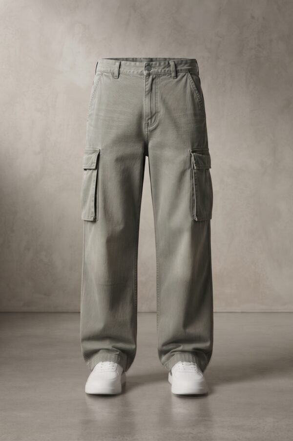 Silver barrel pants